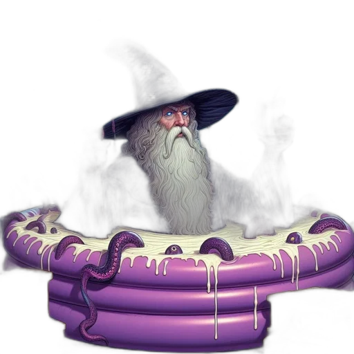 hat, dragon, staff, crown, concept art, fantasy art, 3d render, pixel art transparent PNG cut-out