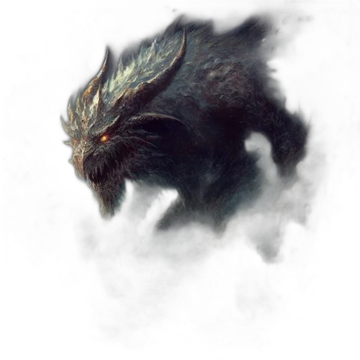dragon, creature, face, animal, fantasy art, concept art, photorealistic, pixel art transparent PNG cut-out