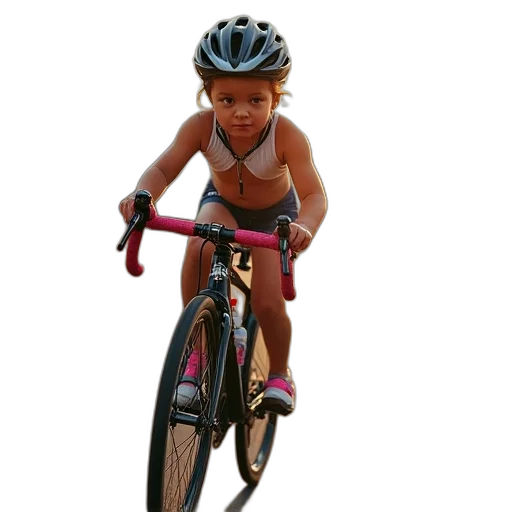 photorealistic, 3d render, daughter, future, cycling, star, skins, iphone transparent PNG cut-out