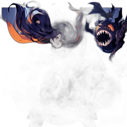 dragon, mask, creature, staff, concept art, fantasy art, pixel art, anime transparent PNG cut-out
