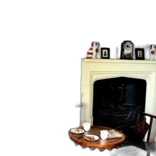 furniture, 3d render, photorealistic, fire, cozy, living, room, blue transparent PNG cut-out
