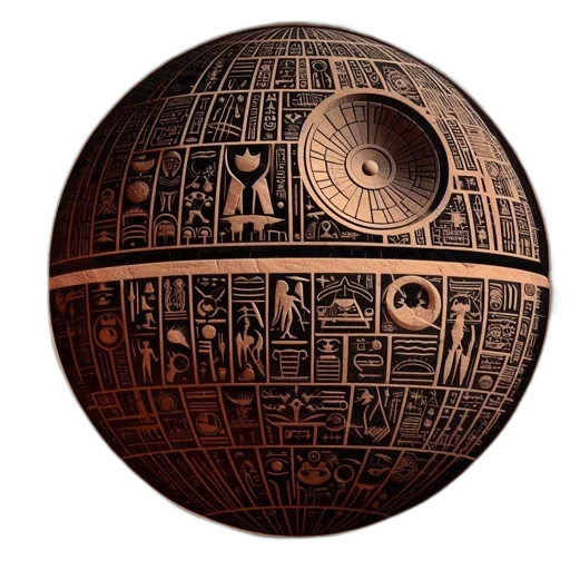 mask, outer space, death, star, reimagined, ancient, egyptian, hieroglyphic transparent PNG cut-out