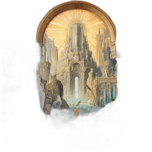 crown, jewelry, sword, dragon, concept art, fantasy art, watercolor, photorealistic transparent PNG cut-out