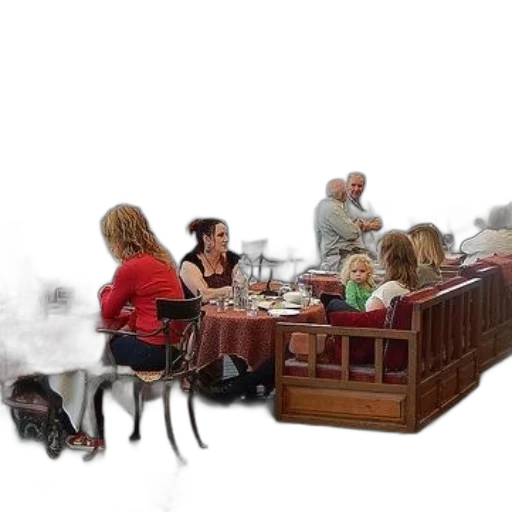 furniture, food, photorealistic, concept art, 3d render, oil painting, fog, snow transparent PNG cut-out