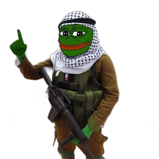 weapon, desert, setting, cartoon, figure, holds, while, standing transparent PNG cut-out