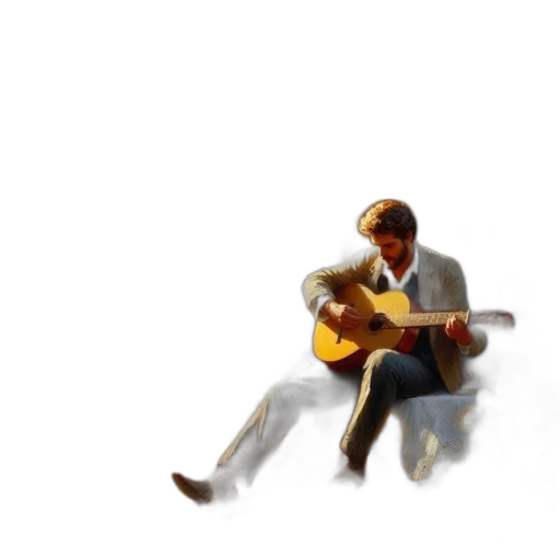 watercolor, concept art, pixel art, oil painting, fire, during, golden, hour transparent PNG cut-out