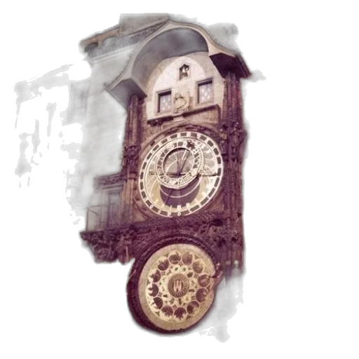 jewelry, building, 3d render, concept art, photorealistic, fantasy art, large, clock transparent PNG cut-out