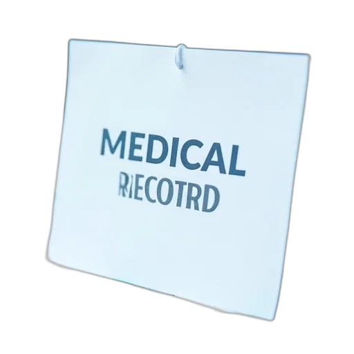 staff, white, piece, paper, word, medical, large, bold transparent PNG cut-out