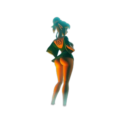 dress, jacket, creature, robot, concept art, 3d render, pixel art, fantasy art transparent PNG cut-out