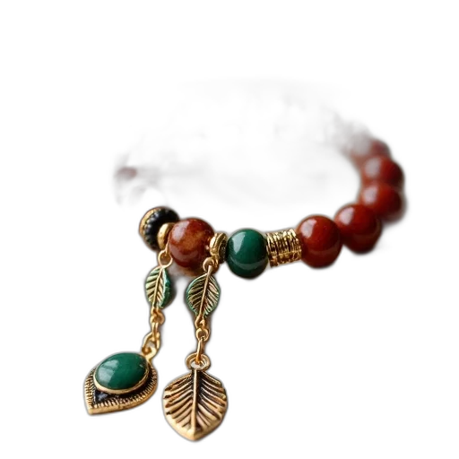 jewelry, crown, close-up, view, wooden, surface, bracelet, featuring transparent PNG cut-out