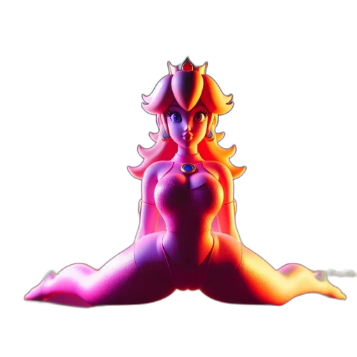 crown, dress, creature, staff, concept art, 3d render, pixel art, fantasy art transparent PNG cut-out