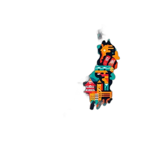 dragon, robot, crown, creature, pixel art, concept art, vaporwave, 3d render transparent PNG cut-out