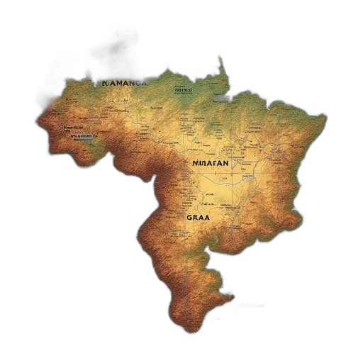 dragon, umbrella, detailed, map, venezuela, focus, country, borders transparent PNG cut-out