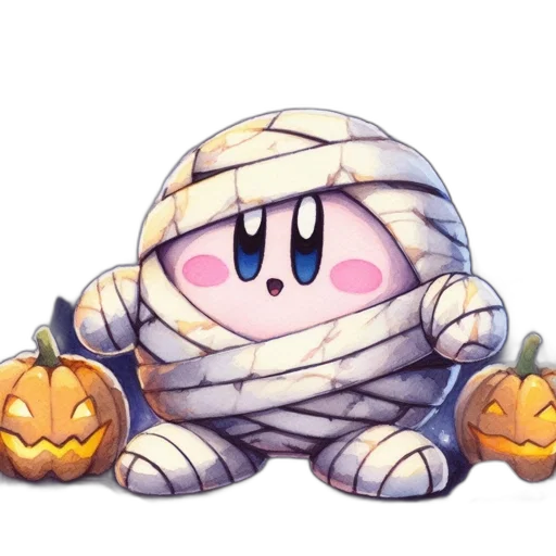 creature, robot, mask, animal, pixel art, concept art, fantasy art, watercolor transparent PNG cut-out