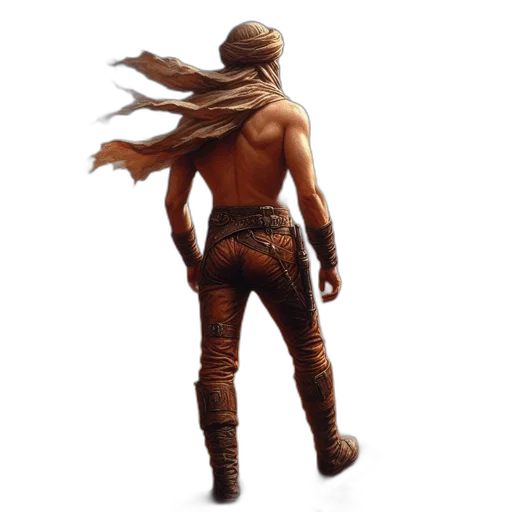weapon, staff, sword, hair, concept art, fantasy art, pixel art, 3d render transparent PNG cut-out