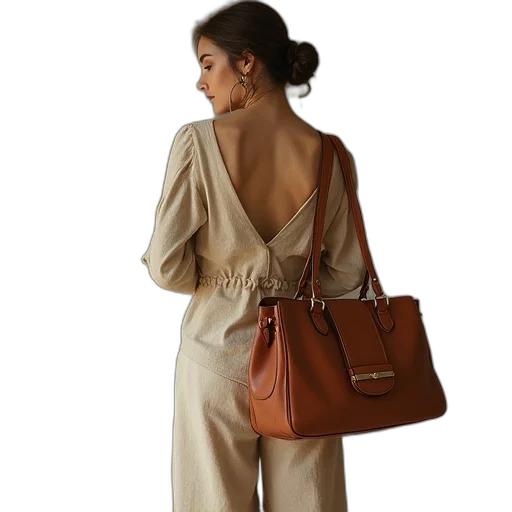 jacket, staff, dress, earth tones transparent PNG cut-out