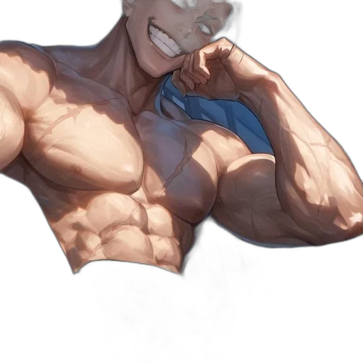 mask, face, creature, weapon, anime, concept art, comic book art, cartoon transparent PNG cut-out