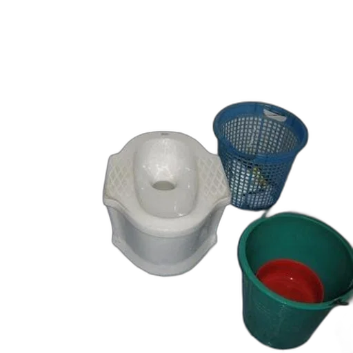 mask, jewelry, bottle, furniture, 3d render, squat, toilet, blue transparent PNG cut-out