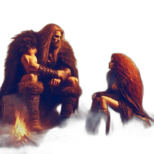 animal, creature, fantasy art, concept art, comic book art, photorealistic, fire, fog transparent PNG cut-out
