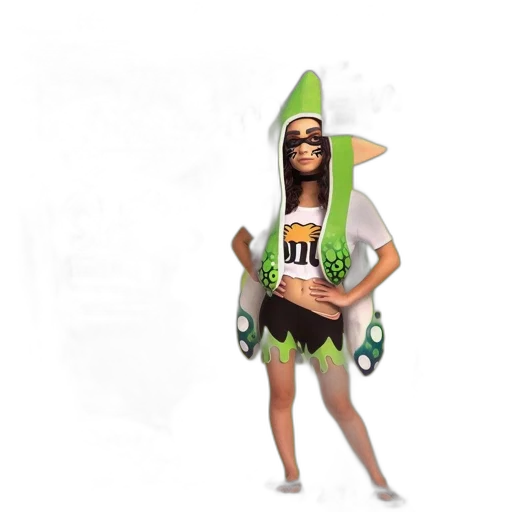 staff, dress, creature, hat, 3d render, concept art, photorealistic, fantasy art transparent PNG cut-out