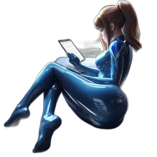 robot, dress, staff, concept art, comic book art, pixel art, fantasy art, neon lights transparent PNG cut-out
