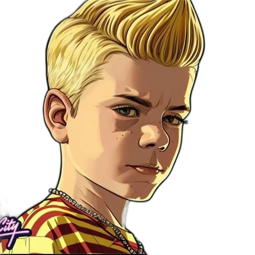 face, comic book art, cartoon, concept art, photorealistic, serious-faced, young, boy transparent PNG cut-out