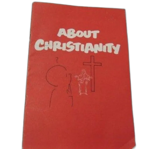red, book, titled, about, christianity, simple, illustration, person transparent PNG cut-out