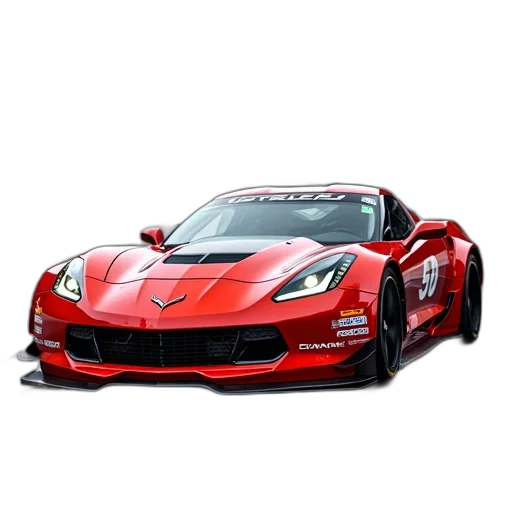 car, photorealistic, 3d render, concept art, 2010, corvette, indy, grand transparent PNG cut-out