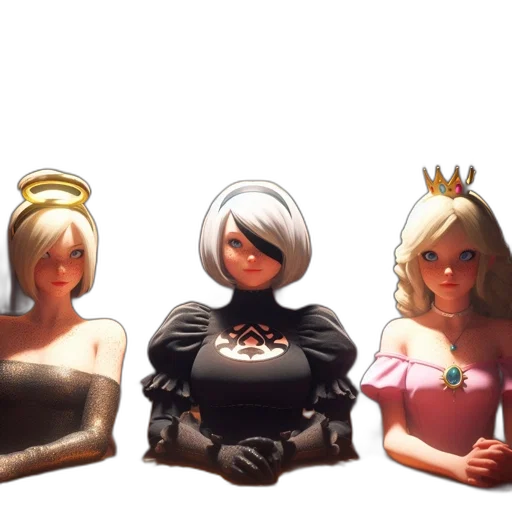 crown, jewelry, mask, concept art, pixel art, fantasy art, comic book art, dark transparent PNG cut-out