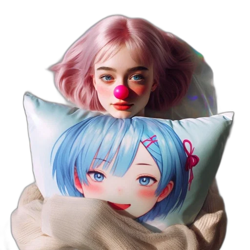 face, mask, creature, robot, anime, photorealistic, 3d render, vaporwave transparent PNG cut-out