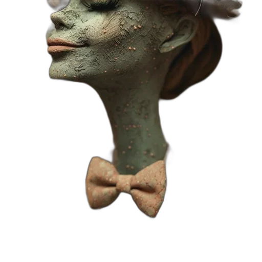 mask, face, hat, creature, 3d render, concept art, photorealistic, fantasy art transparent PNG cut-out
