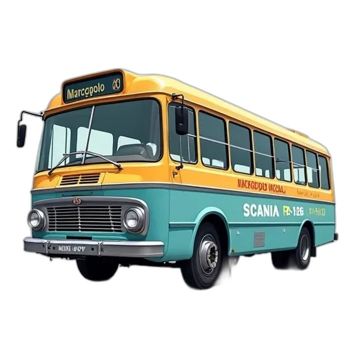 car, photorealistic, 3d render, concept art, pixel art, digital, illustration, bus transparent PNG cut-out