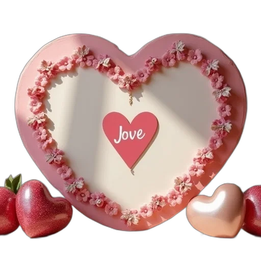 food, jewelry, 3d render, wedding transparent PNG cut-out
