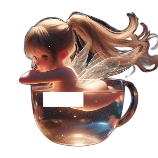 hair, mask, jewelry, crown, anime, 3d render, photorealistic, fantasy art transparent PNG cut-out