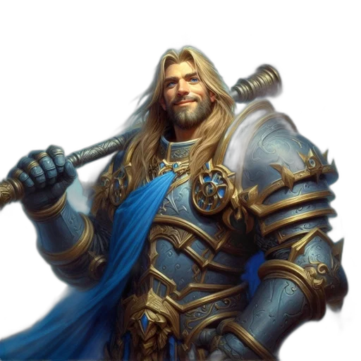 sword, staff, weapon, fantasy art, concept art, photorealistic, 3d render, blue transparent PNG cut-out