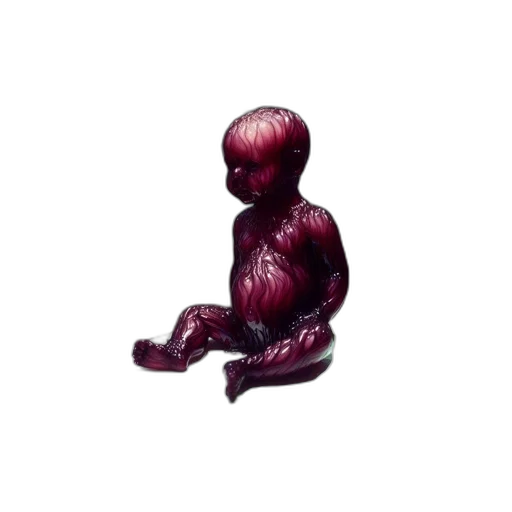 creature, furniture, bottle, hair, 3d render, photorealistic, concept art, dark transparent PNG cut-out