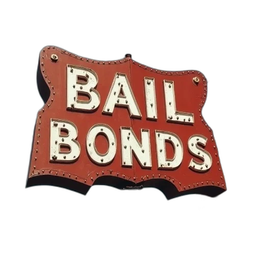 old, sign, says, bail, bonds transparent PNG cut-out