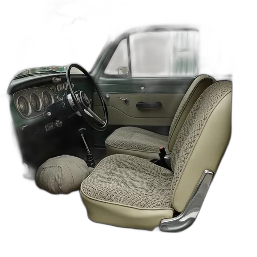 car, furniture, 3d render, photorealistic, interior, classic, checkered, pattern transparent PNG cut-out