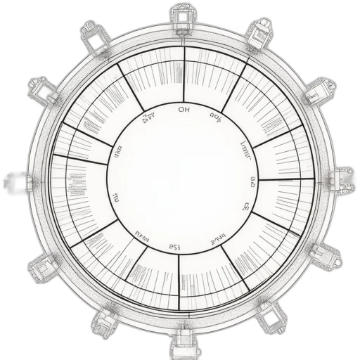 crown, jewelry, furniture, staff, 3d render, concept art, monochrome, circle transparent PNG cut-out