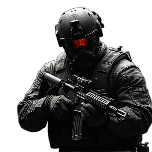 weapon, mask, staff, face transparent PNG cut-out