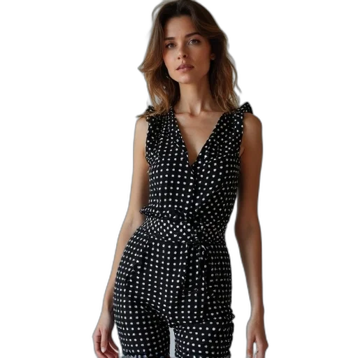 dress, monochrome, woman, wearing transparent PNG cut-out