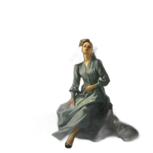 dress, staff, jewelry, face, concept art, 3d render, pixel art, fantasy art transparent PNG cut-out