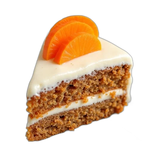 food, crown, hat, slice, carrot, cake, cream, cheese transparent PNG cut-out