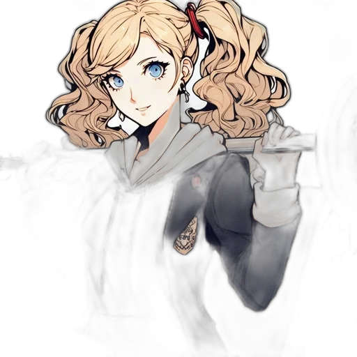 staff, dress, crown, jacket, anime, pixel art, concept art, watercolor transparent PNG cut-out
