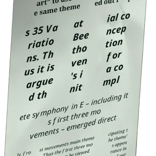poster, text, discussing, influence, beethoven, riatio, development, symphonies transparent PNG cut-out