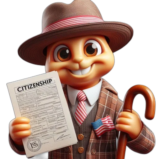 staff, animated, squirrel, chipmunk, formal, suit, holding, citizenship transparent PNG cut-out
