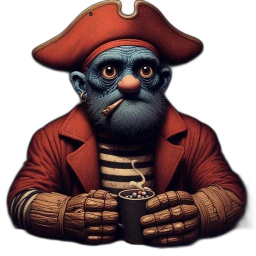 staff, mask, face, 3d render, fantasy art, concept art, comic book art, distinctive transparent PNG cut-out