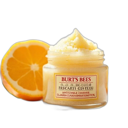 close-up, image, jar, citrus, facial, scrub, burt, bees transparent PNG cut-out