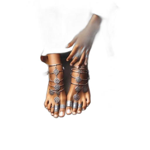 jewelry, shoes, weapon, robot, 3d render, concept art, fantasy art, photorealistic transparent PNG cut-out