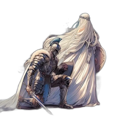dragon, sword, creature, weapon, concept art, fantasy art, watercolor, comic book art transparent PNG cut-out